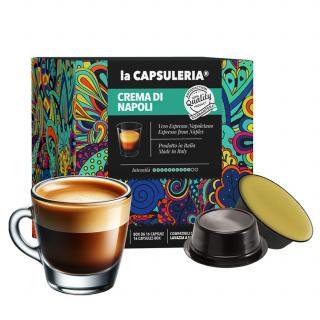 Cafea Crema di Napoli Mio, 128 capsule compatibile Lavazza     a Modo Mio    , La Capsuleria