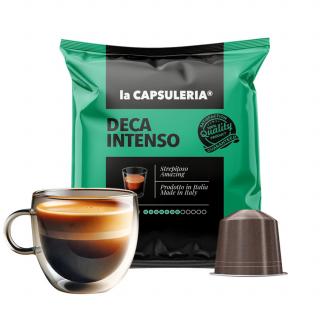 Cafea Deca Intenso, 10 capsule compatibile Nespresso, La Capsuleria