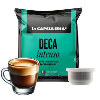 Cafea Deca Intenso, 100 capsule compatibile Capsuleria, La Capsuleria