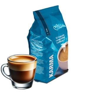 Cafea Deca Karma, 12 capsule compatibile Caffitaly Cafissimo Beanz, Italian Coffee