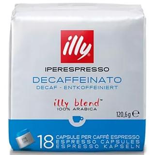 Cafea Decofeinizata Illy,18 capsule compatibile cu  Illy Iperespresso Original