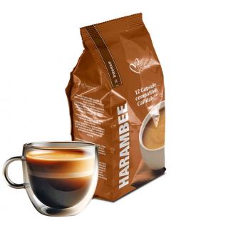 Cafea Harambee, 12 capsule compatibile Caffitaly Cafissimo Beanz, Italian Coffee