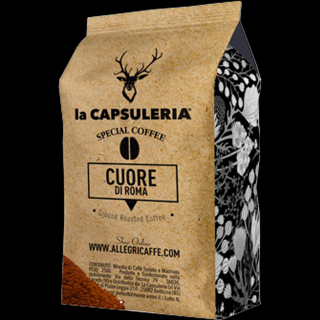 Cafea macinata Arabica Cremoso, Arabica, 5x250 G, La Capsuleria