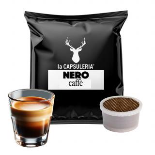 Cafea Nero, 100 capsule compatibile Lavazza    Espresso Point    , La Capsuleria