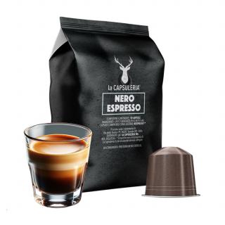 Cafea Nero Espresso, 100 capsule compatibile Nespresso, La Capsuleria