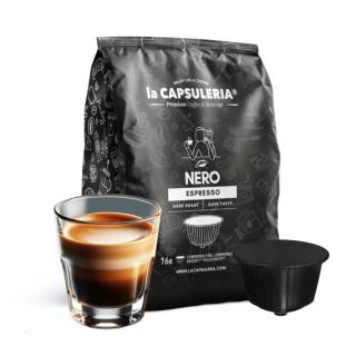 Cafea Nero Espresso, 16 capsule compatibile Dolce Gusto, La Capsuleria