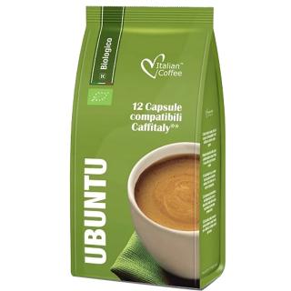 Cafea Ubuntu, 12 capsule compatibile Cafissimo Caffitaly Beanz, Italian Coffee