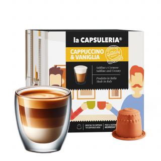 Cappuccino cu Vanilie, 80 capsule compatibile Nespresso, La Capsuleria