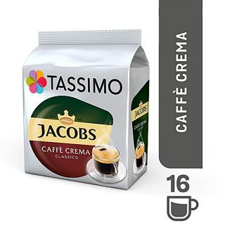 Capsule cafea, Jacobs Tassimo  Cafea Crema, 16 bauturi x 150 ml, 16 capsule