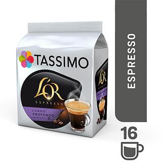 Capsule cafea, Jacobs Tassimo L Or Lungo Profondo , 16 bauturi x 150 ml, 16 capsule