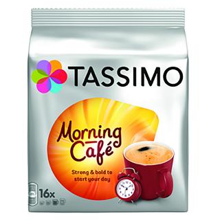 Capsule cafea, Jacobs Tassimo Morning Cafe, 16 bauturi x 120 ml, 16 capsule