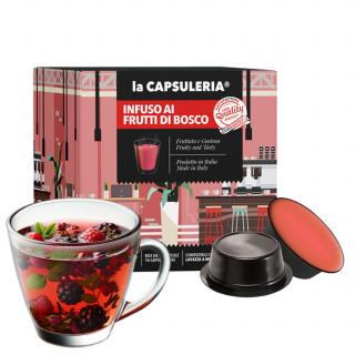 Ceai de Fructe de Padure, 128 capsule compatibile Lavazza     a Modo Mio    , La Capsuleria