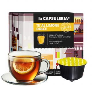 Ceai de Lamaie, 16 capsule compatibile Dolce Gusto, La Capsuleria