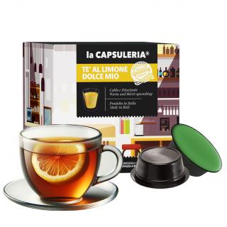 Ceai de Lamaie, 16 capsule compatibile Lavazza     a Modo Mio    , La Capsuleria