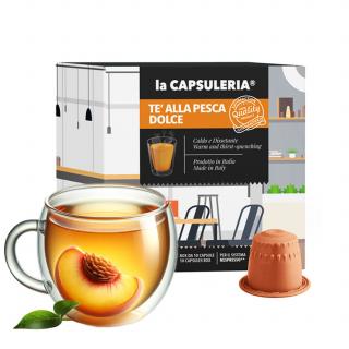 Ceai de Piersici, 80 capsule compatibile Nespresso, La Capsuleria