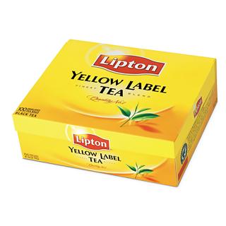 Ceai negru Professional, 100 plicuri, Lipton Yellow Label