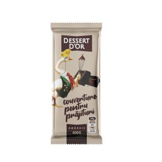Ciocolata Amaruie Dark pentru Prajituri, 400 g, Dessert D or