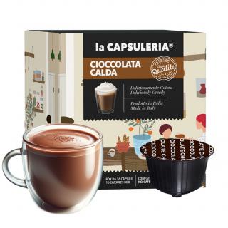 Ciocolata Calda, 16 capsule compatibile Dolce Gusto, La Capsuleria