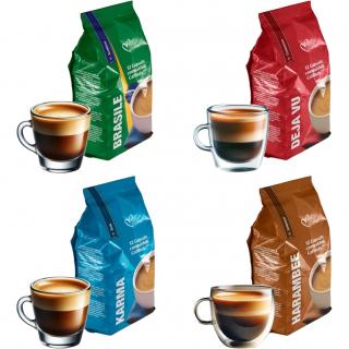 Kit degustare cafea special, 48 de capsule compatibile Caffitaly, Tchibo Cafissimo, Beanz, Italian Coffee
