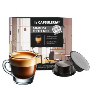 Sambuca Coffee, 128 capsule compatibile Lavazza     a Modo Mio    , La Capsuleria