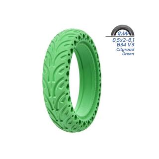 Anvelopa plina trotineta Model V3 8.5A 2 pentru Xiaomi - Verde