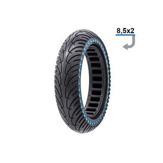 Anvelopa plina ultra-usoara 8.5x2 Negru Albastru