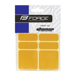 Autocolante Reflectorizante Force Set 6 Bucati Yellow