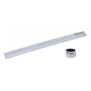 Banda reflctorizanta retractibila Force 38 cm argintie