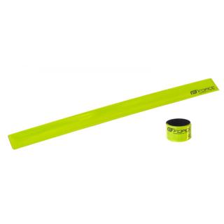Banda reflctorizanta retractibila Force 38 cm galbena