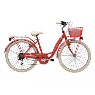 Bicicleta Adriatica Panda 26 Lady 6V Rosu Mat 42 cm