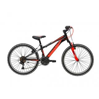 Bicicleta MTB Adriatica Rock 24 18V Negru Portocaliu