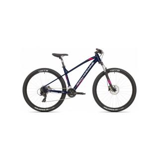 Bicicleta Rock Machine Catherine 70-27 27.5 Gloss Metallic Navy Silver Pink 19.0 - (L)