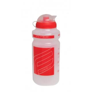 Bidon Force F 0.5l transparent rosu