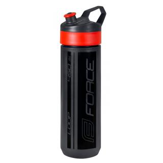Bidon Force Loop 0.45L Negru-transparent rosu