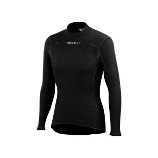 Bluza de corp cu maneca lunga Castelli Flanders Warm LS Negru XL