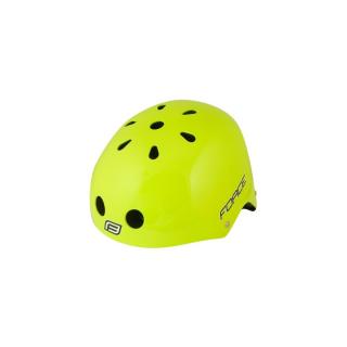 Casca Force BMX fluorescent lucios S-M (54-58 cm)