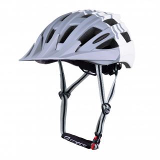Casca Force Corella MTB gri alb L-XL (57-61 cm)