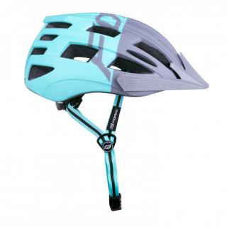 Casca Force Corella MTB gri turcoaz L-XL (57-61 cm)