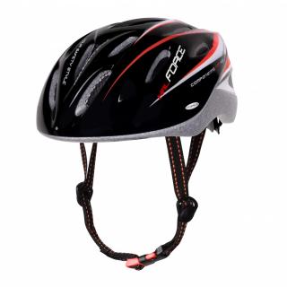 Casca Force Hal Black Red White XS-S (48-54 cm)