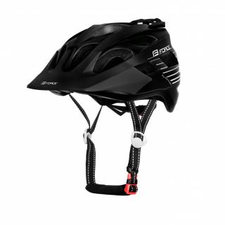 Casca Force Raptor MTB Black White L-XL (58-62 cm)