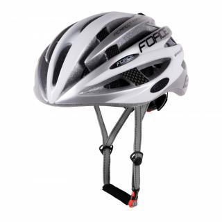Casca FORCE ROAD Alb gri L-XL (58-63 cm)