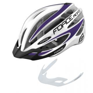 Casca Force Road alb violet S-M (54-58 cm)