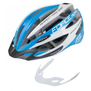 Casca Force Road albastru alb S-M (54-58 cm)