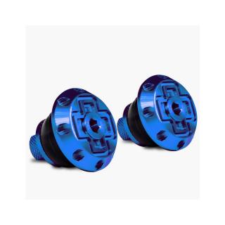 Dopuri de ghidon Muc-Off Disco Bar End Plugs Albastru