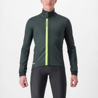 Jacheta Castelli Entrata Verde Inchis Galben Fluo S
