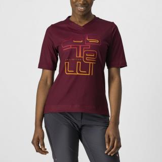 Jersey Castelli Trail Tech W de dama Visiniu L