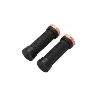 Mansoane Reverse Youngstar Lock-on 28x98mm negru portocaliu