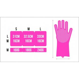 Manusi de curatare Muc-Off Deep Scrubber Pink M