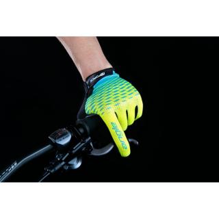 Manusi Force MTB Angle fluo albastru L