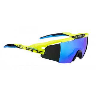 Ochelari Force Everest lentila albastra oglinda fluo